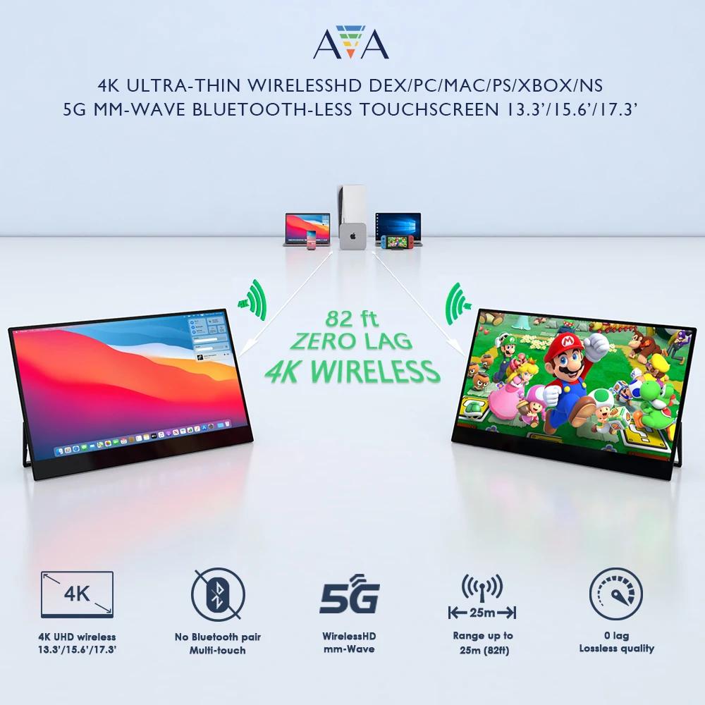 AVA FHD ʹ  HD mmWave ޴ , öƽ , 82ft ۽ű, 13.3 ġ